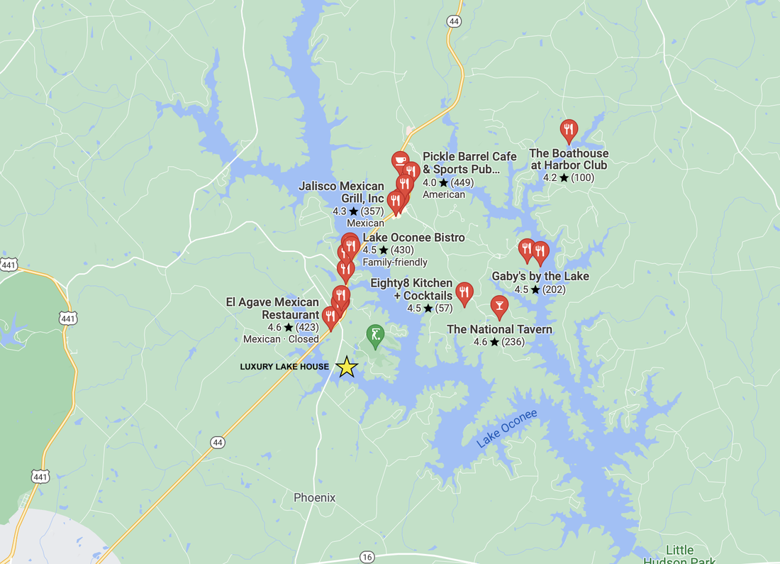 Picture of Lake Oconee Map